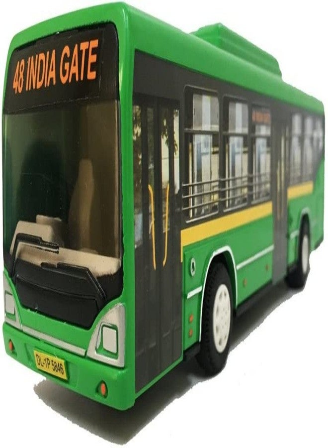 USCATALOG Gift Gallery Pull Back Toys Low Floor Bus - Image 1
